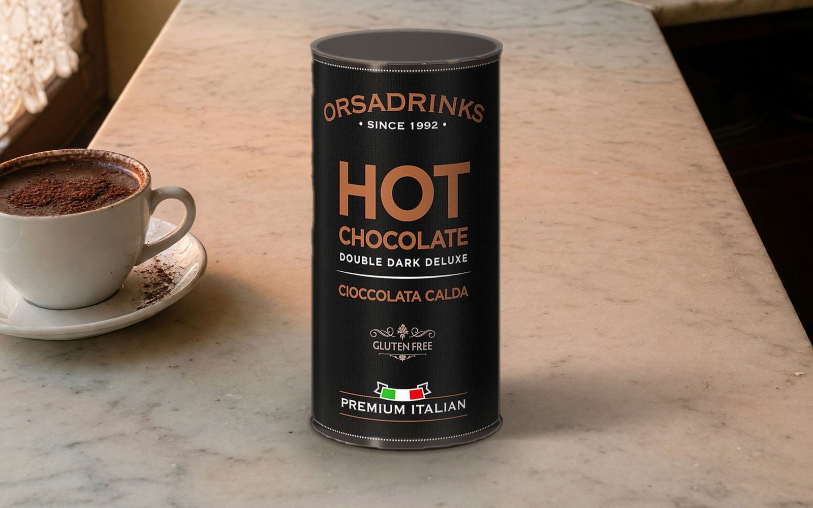 ODK Horúca čokoláda Double Dark Deluxe 1 kg